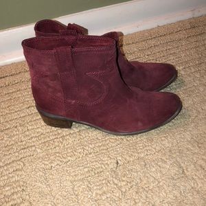 Lucky Brand suede booties